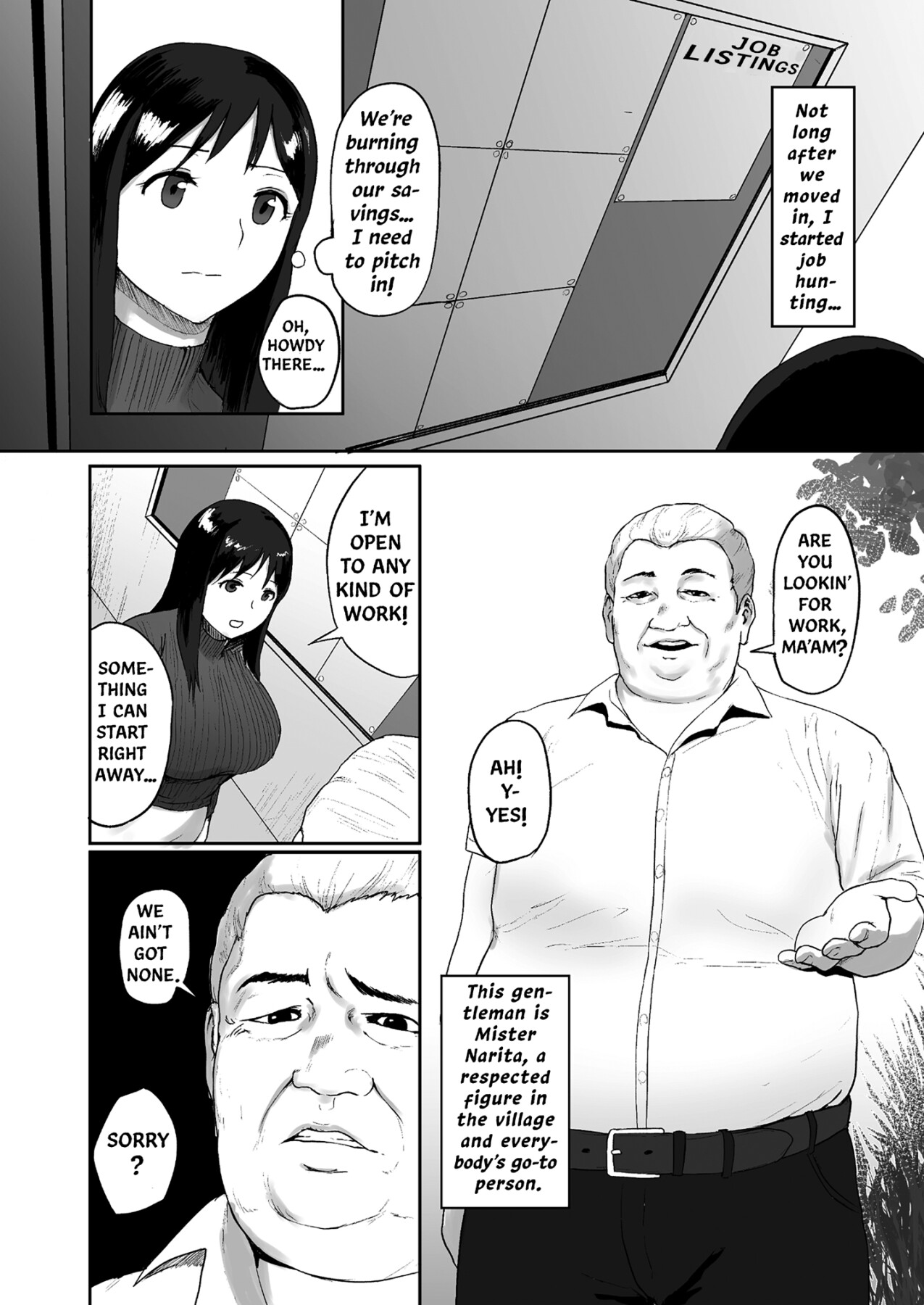 Hentai Manga Comic-Prostitution Village - A wife Sells Her Body For Her Husband-Read-3